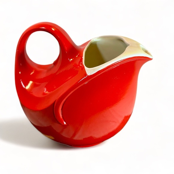 Hall Other - HALL CHINA Chinese Red Serving Pitcher, Art Deco, Refrigerator Ware, 1930s